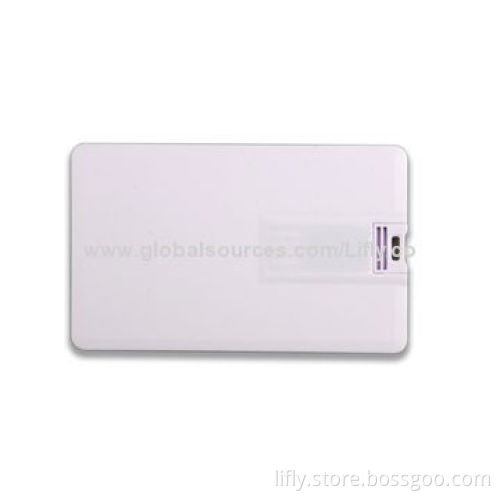 Card-shaped USB Drive with 64GB